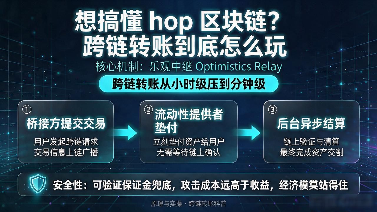 hop区块链_Hop区块链跨链转账协议优势_乐观中继机制提升跨链速度